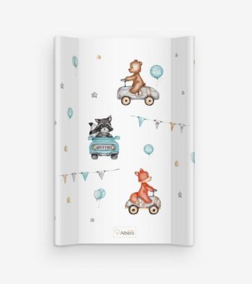 Saltea de infasat pentru bebe cu intaritura 70x47,5 cm Cars 416