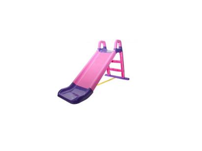 Tobogan pentru copii MyKids 140 cm, interior si exterior, roz-mov