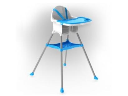 Scaun de masa pentru bebelusi MyKids 03220/1 albastru cu blat detasabil