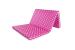 Saltea Pliabila Spuma Poliuretanica 120x60x5 cm - Pink Stars Spuma