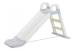 Tobogan pentru copii MyKids alb-gri, 140 cm, pentru interior si exterior