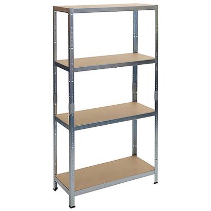 Raft metalic cu 4 polite MDF Racks RAT20 HD, 180x90x45 cm