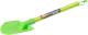 Lopată pentru copii Strend Pro din plastic, verde, 118x500 mm