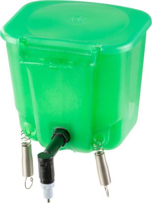 Napájačka DERBY + Dr. TOP 90°, pre zajace a králiky, 0,5 lit.