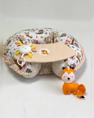 Perna transformabilă 3 în 1 MyKids Forest Beige pentru gravide și bebeluși