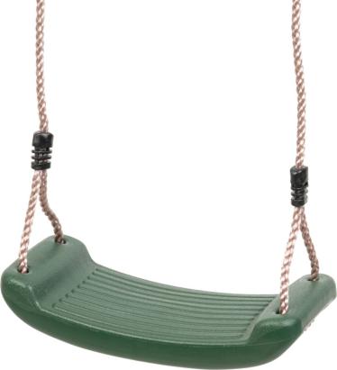 Leagăn pentru copii din plastic verde ABELLA, 43x17x8,5 cm