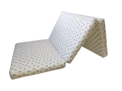 Saltea pliabila pentru copii din spuma poliuretanica 120x60x5 cm, Ancora Alb