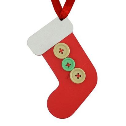 Decorațiune de Crăciun tip cizmă suspendabilă, set 5 bucăți