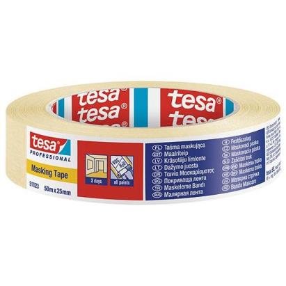 Bandă de mascare tesa PRO pentru vopsitorie, 25 mm x 50 m