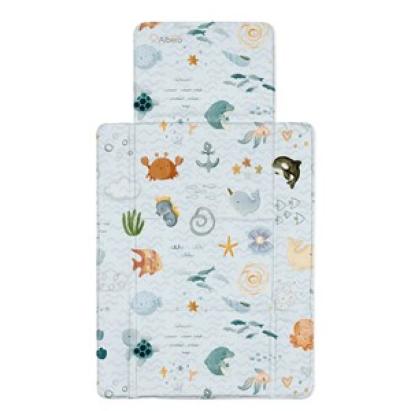 Saltea de înfășat pliabilă pentru călătorie 77x44 cm Crab and Friends