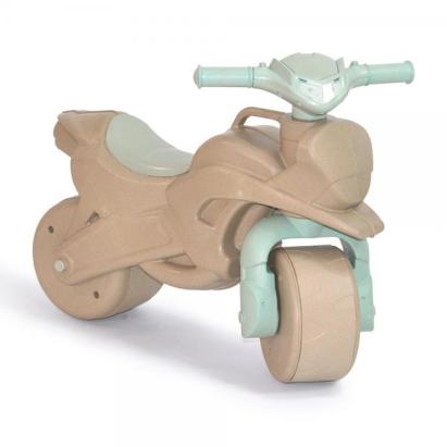 Motocicletă de împins pentru copii MyKids Racing eco Beige-Turquoise