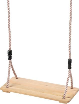 Leagăn din lemn pentru copii LEQ GATANA, 40x16 cm, rezistență 90 kg