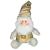 Figurină decorativă Moș Crăciun MagicHome, 30 cm, auriu