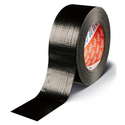 Bandă adezivă textilă Tesa PRO Duct Tape 50 mm x 25 m, gri