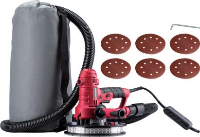 Șlefuitor girafă pentru gips-carton Worcraft DS08-180, 800W, LED, sac praf