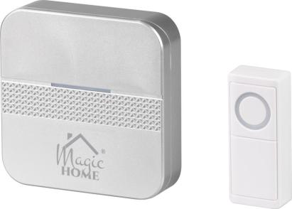 Sonerie wireless MagicHome Intelligent4 pentru casa, 30 melodii, LED, IP44