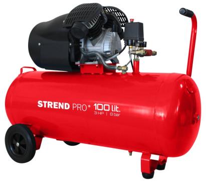 Compresor de aer Strend Pro HSV-100-08, 2,2 kW, 100 L, 2 pistoane