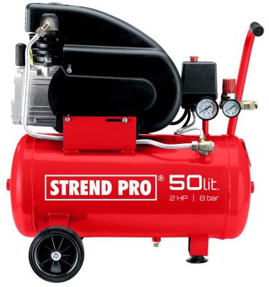 Compresor de aer Strend Pro FL2050-08, 1,5 kW, 50 L, 8 bari