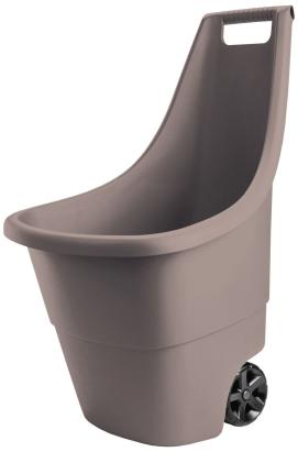 Carucior de gradina Keter Easy Go 50L, maro, 51x56x84 cm