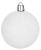 Set 10 globuri albe pentru bradul de Crăciun, 6 cm, MagicHome