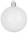 Set 10 globuri albe pentru brad MagicHome, 6 cm, din plastic