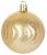 Set globuri de Craciun aurii pentru brad, 21 piese, 6 cm, cu varf