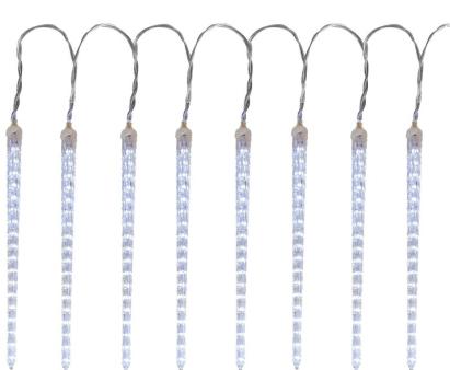 Instalație de Crăciun tip țurțuri 352 LED alb rece, exterior, IP44