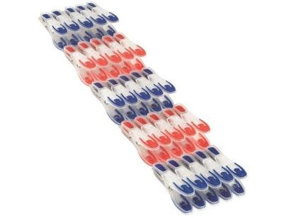 Set 25 clești de rufe Leifheit 85660 din plastic rezistent, multicolor