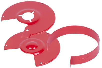 Apărătoare Worcraft BG20-150, piese 2, 7 și 8 pentru polizor