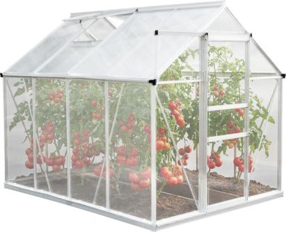 Sera de grădină Strend Pro Greenhouse, aluminiu, policarbonat 6 mm, 250x190x195 cm