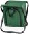 Scaun camping pliabil Strend Pro verde, cu geantă frigorifică, 150 kg