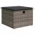 Set mobilier de grădină cu perne, 10 piese, gri, poliratan GartenMobel Dekor
