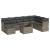 Set canapele de grădină, 9 piese, cu perne, gri, poliratan GartenMobel Dekor
