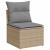 Set canapele de grădină, 9 piese, cu perne, bej, poliratan GartenMobel Dekor