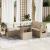 Set canapele de grădină, 7 piese, cu perne, bej, poliratan GartenMobel Dekor