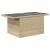 Set canapele de grădină, 7 piese, cu perne, bej, poliratan GartenMobel Dekor