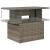 Set mobilier de grădină cu perne, 10 piese, gri, poliratan GartenMobel Dekor