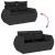 Set canapele de grădină cu perne, 10 piese, negru, poliratan GartenMobel Dekor
