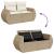 Set canapele de grădină cu perne, 10 piese, bej, poliratan GartenMobel Dekor
