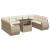 Set canapele de grădină cu perne, 10 piese, bej, poliratan GartenMobel Dekor