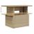 Set canapele de grădină, 7 piese, cu perne, bej, poliratan GartenMobel Dekor