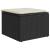 Set mobilier de grădină cu perne, 9 piese, negru, poliratan GartenMobel Dekor