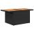 Set canapele de grădină cu perne, 11 piese, negru, poliratan GartenMobel Dekor