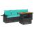 Set mobilier de grădină cu perne, 5 piese, negru, poliratan GartenMobel Dekor