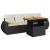 Set mobilier de grădină cu perne, 5 piese, negru, poliratan GartenMobel Dekor
