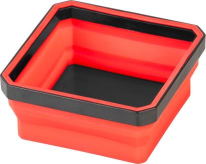 Miska Strend Pro, nádoba, na skrutky, magnetická, skladacia, silikónová, 115x115 mm