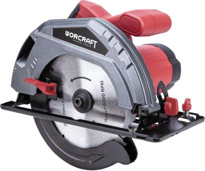 Fierastrau circular Worcraft 1500 W, disc 185 mm, taiere 65 mm