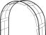 Oblúk Strend Pro, záhradný, na rastliny, 113x38x229 cm