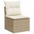 Set canapele de grădină cu perne, 11 piese, bej, poliratan GartenMobel Dekor