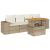Set canapele de grădină cu perne, 5 piese, bej, poliratan GartenMobel Dekor